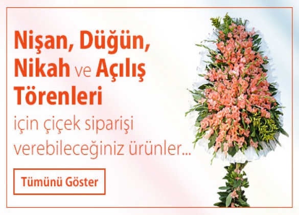 Atatürk Bulvarı Düğün ve Açılışlara Özel Çiçek Modelleri